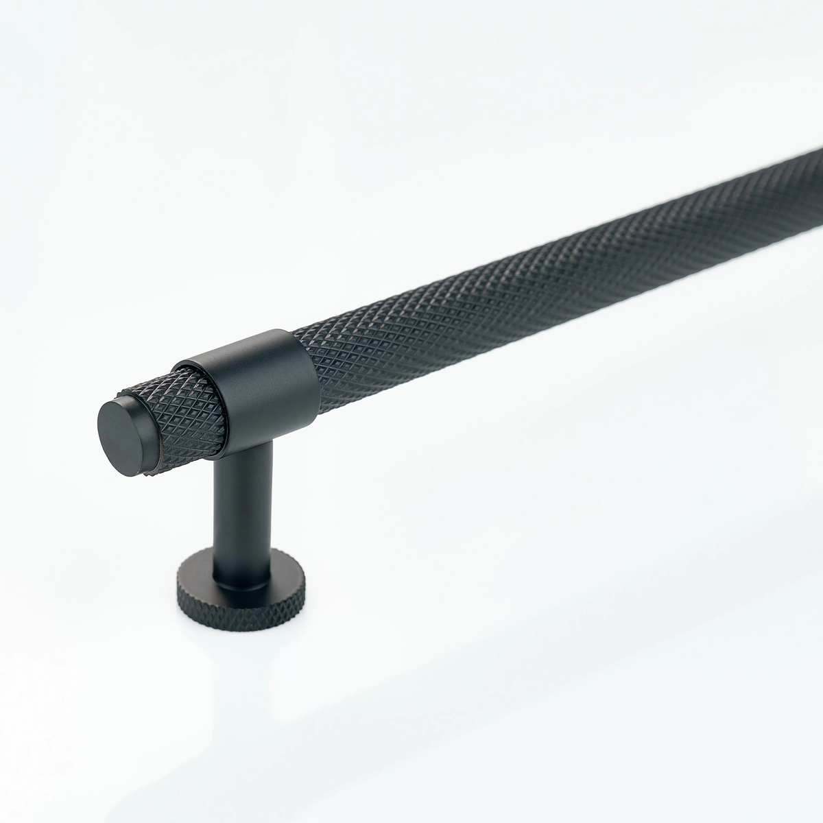 Azure Knurled Cabinet Handle