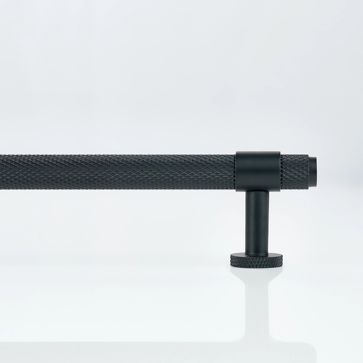 Azure Knurled Cabinet Handle