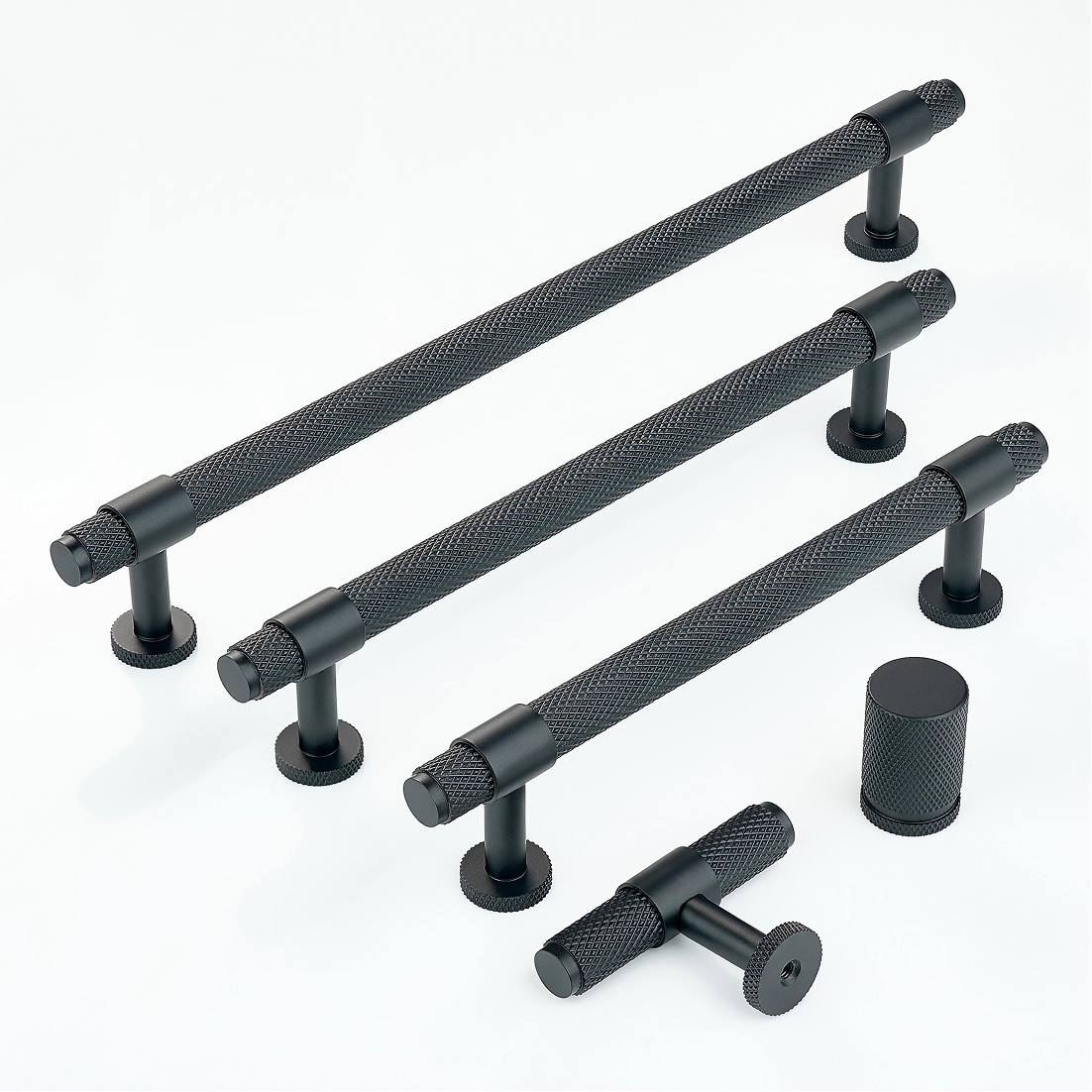 Aris Linear Knurled Cabinet Handle