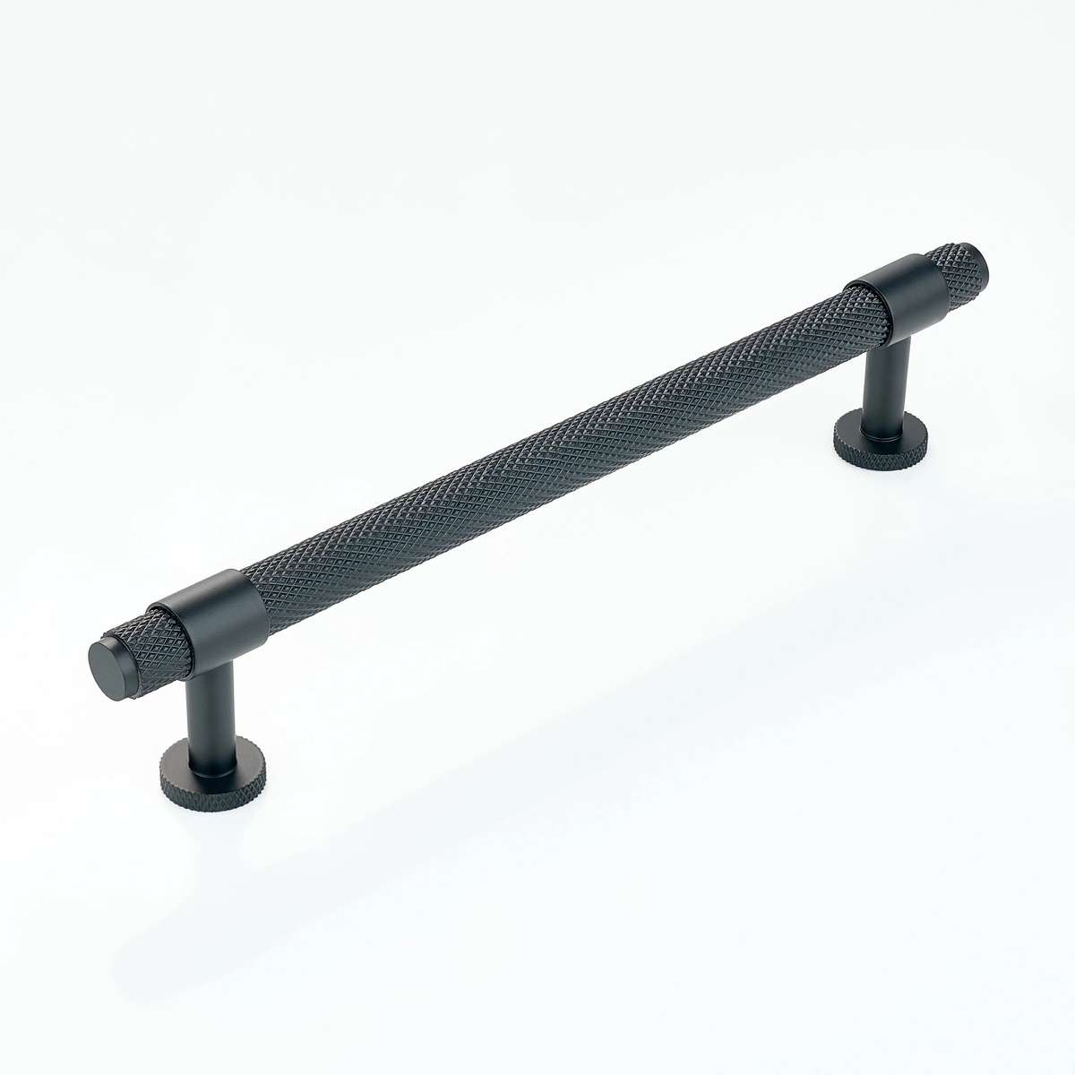 Azure Knurled Cabinet Handle