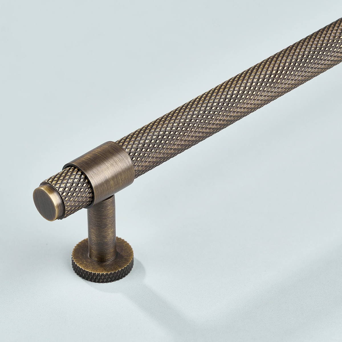 Azure Knurled Cabinet Handle