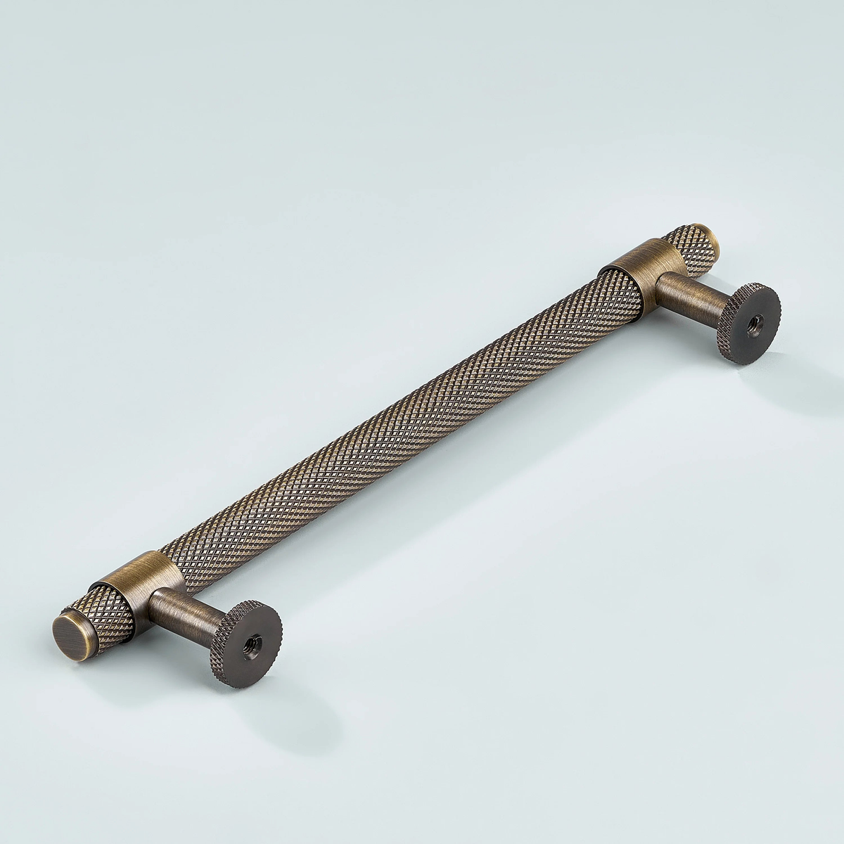 Azure Knurled Cabinet Handle