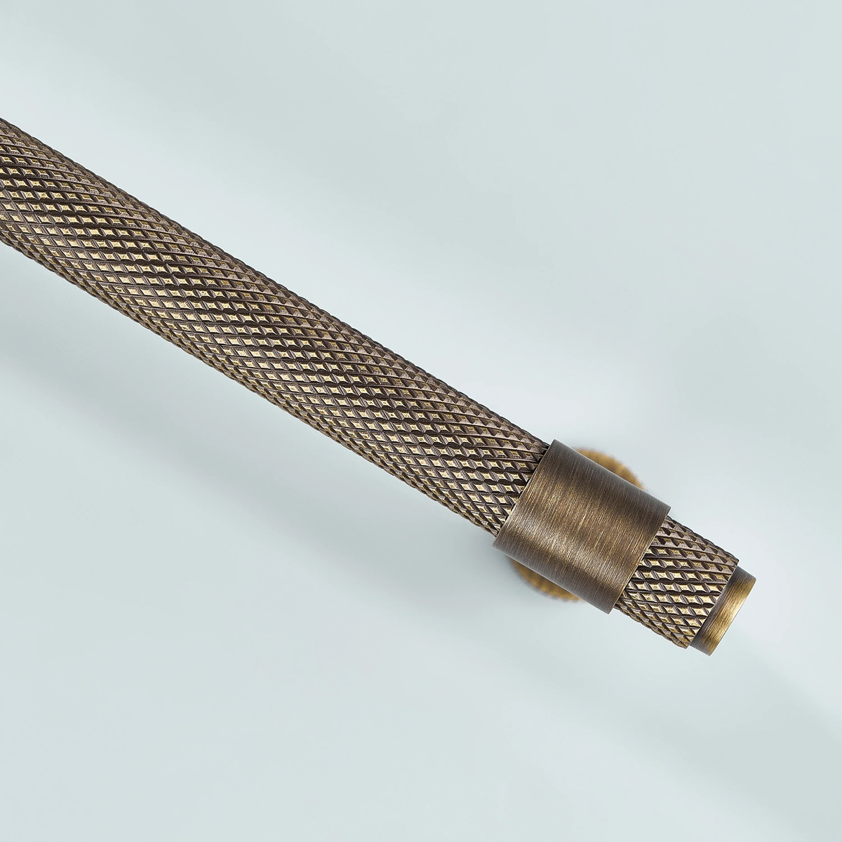 Azure Knurled Cabinet Handle