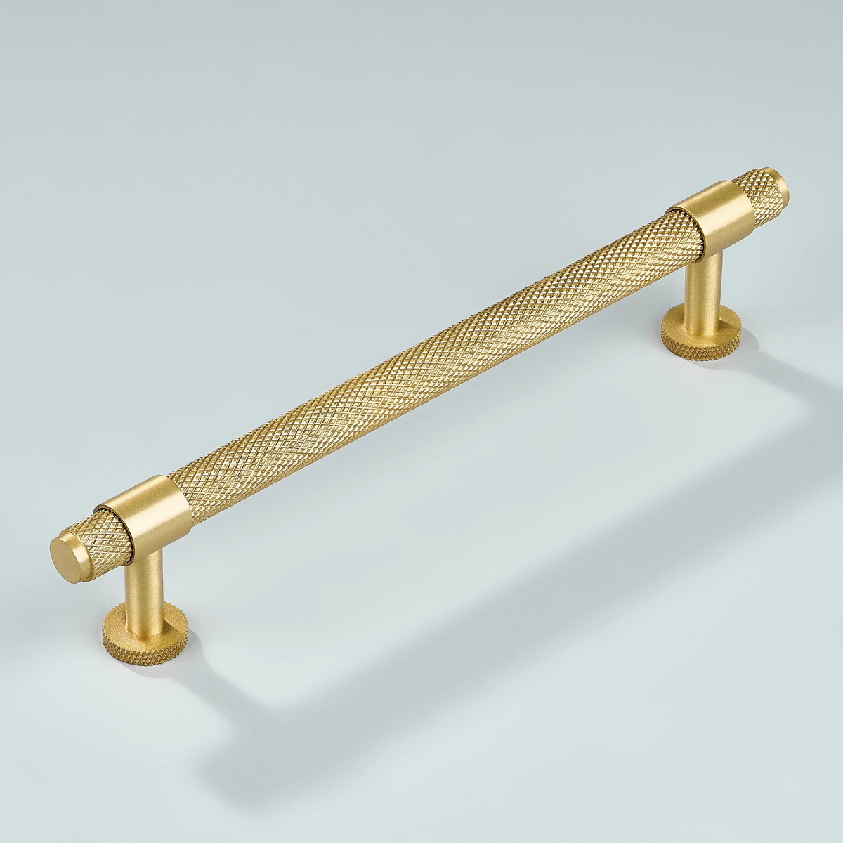 Azure Knurled Cabinet Handle