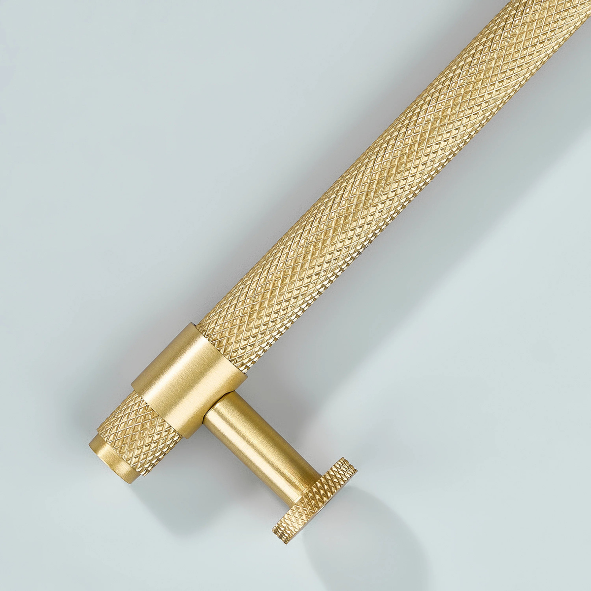 Azure Knurled Cabinet Handle