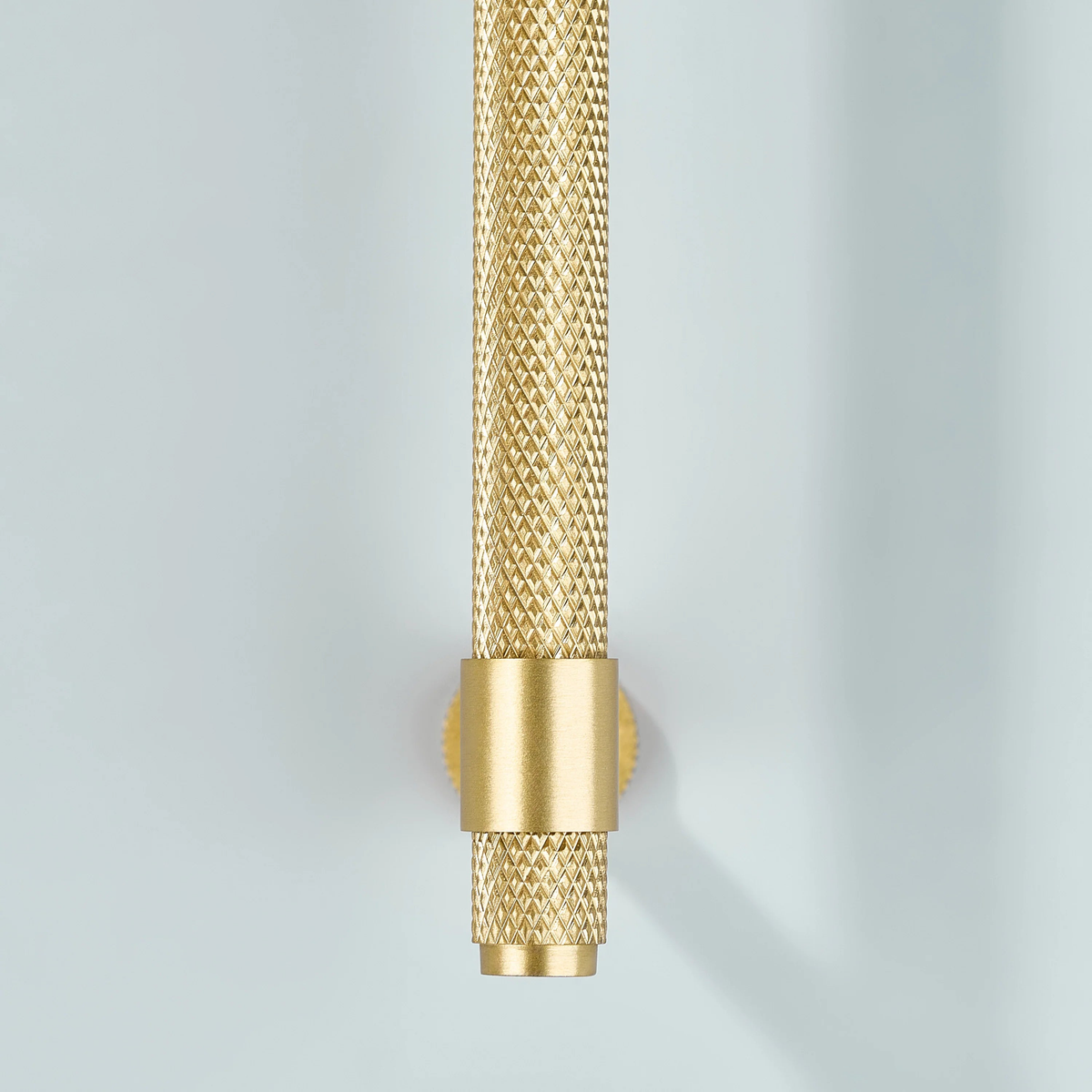 Azure Knurled Cabinet Handle