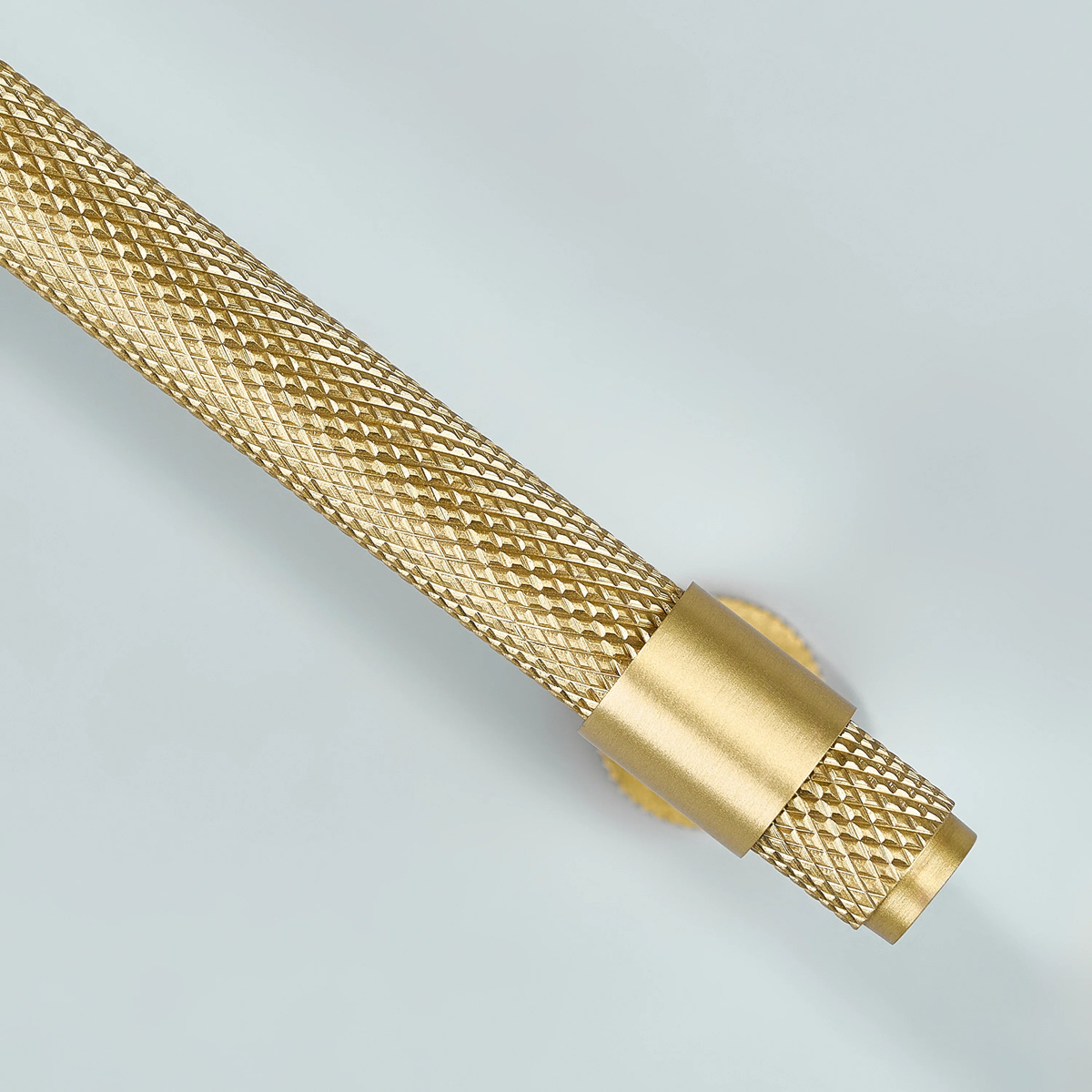 Azure Knurled Cabinet Handle