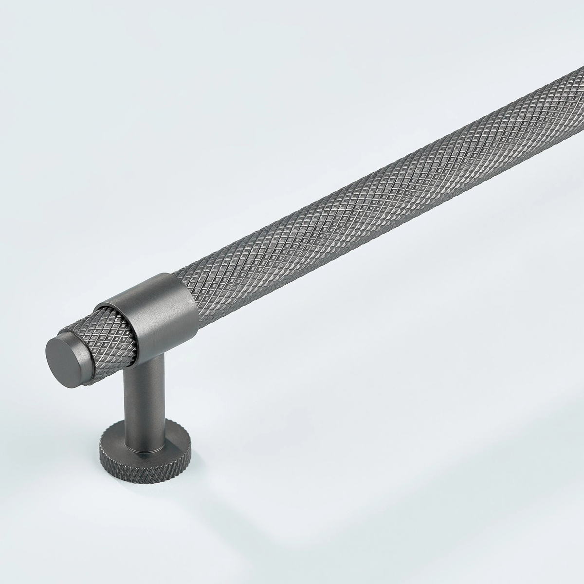 Azure Knurled Cabinet Handle
