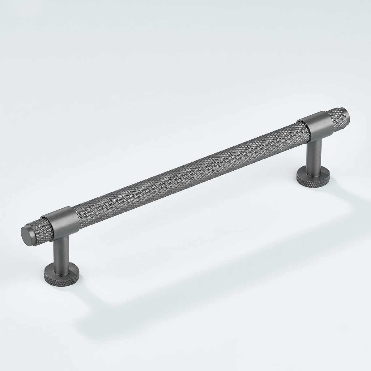 Azure Knurled Cabinet Handle
