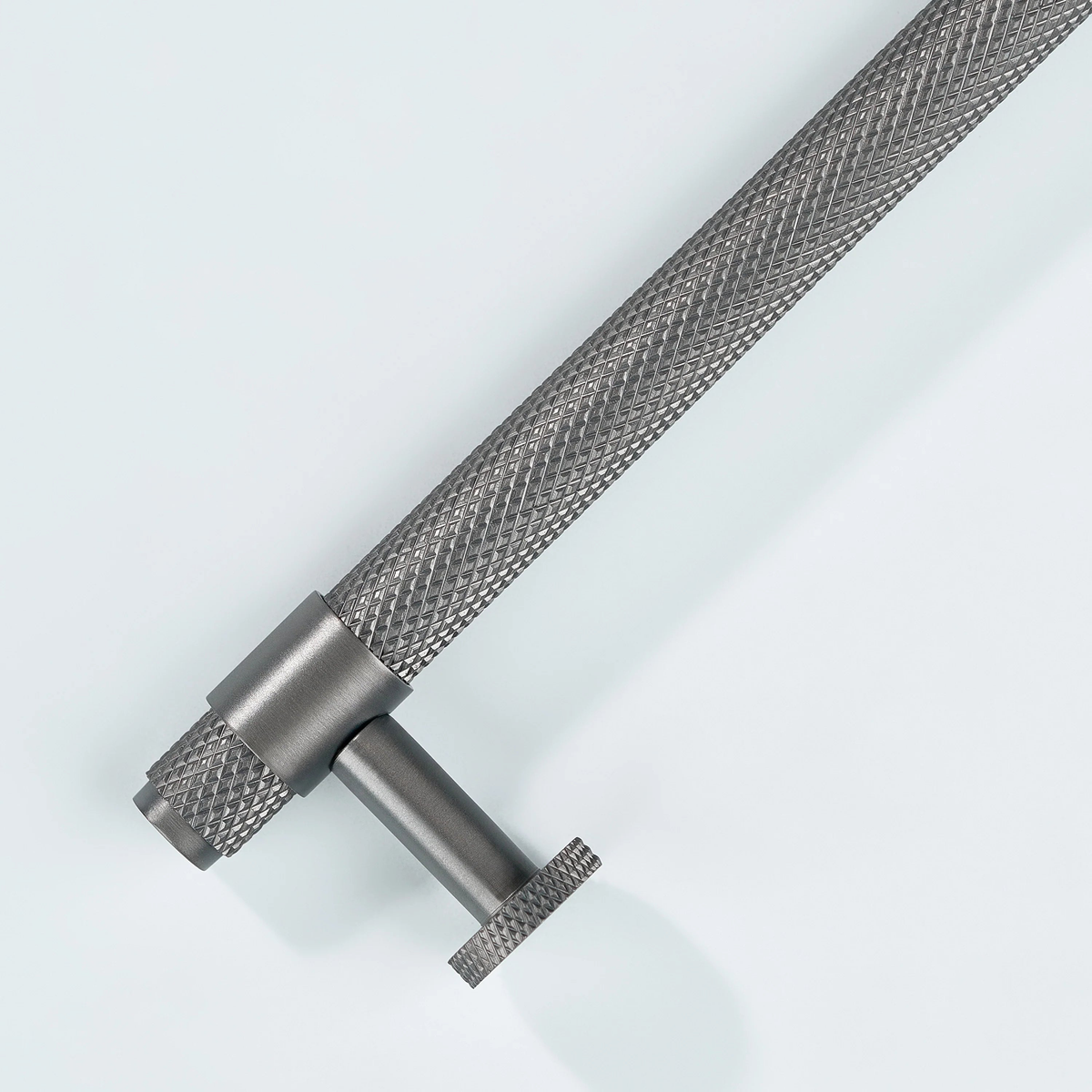 Azure Knurled Cabinet Handle
