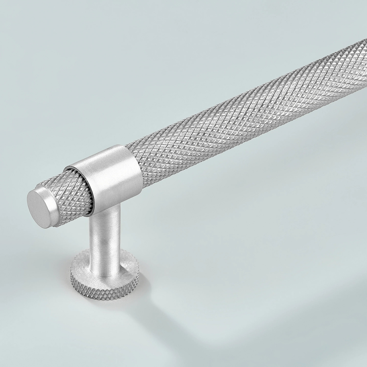 Azure Knurled Cabinet Handle