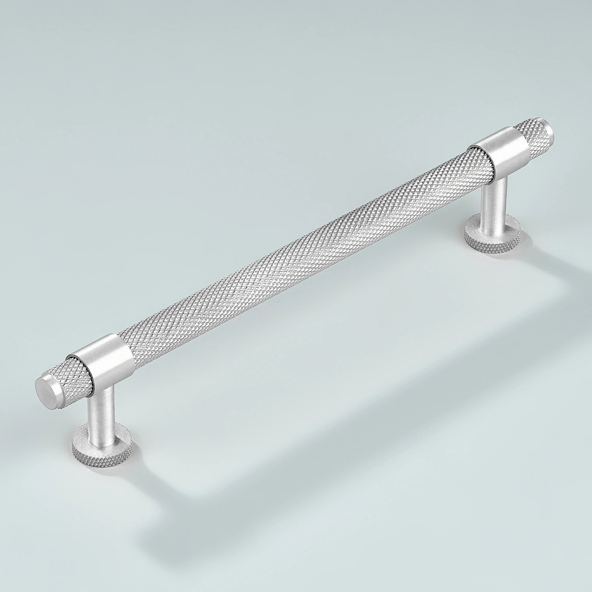 Azure Knurled Cabinet Handle