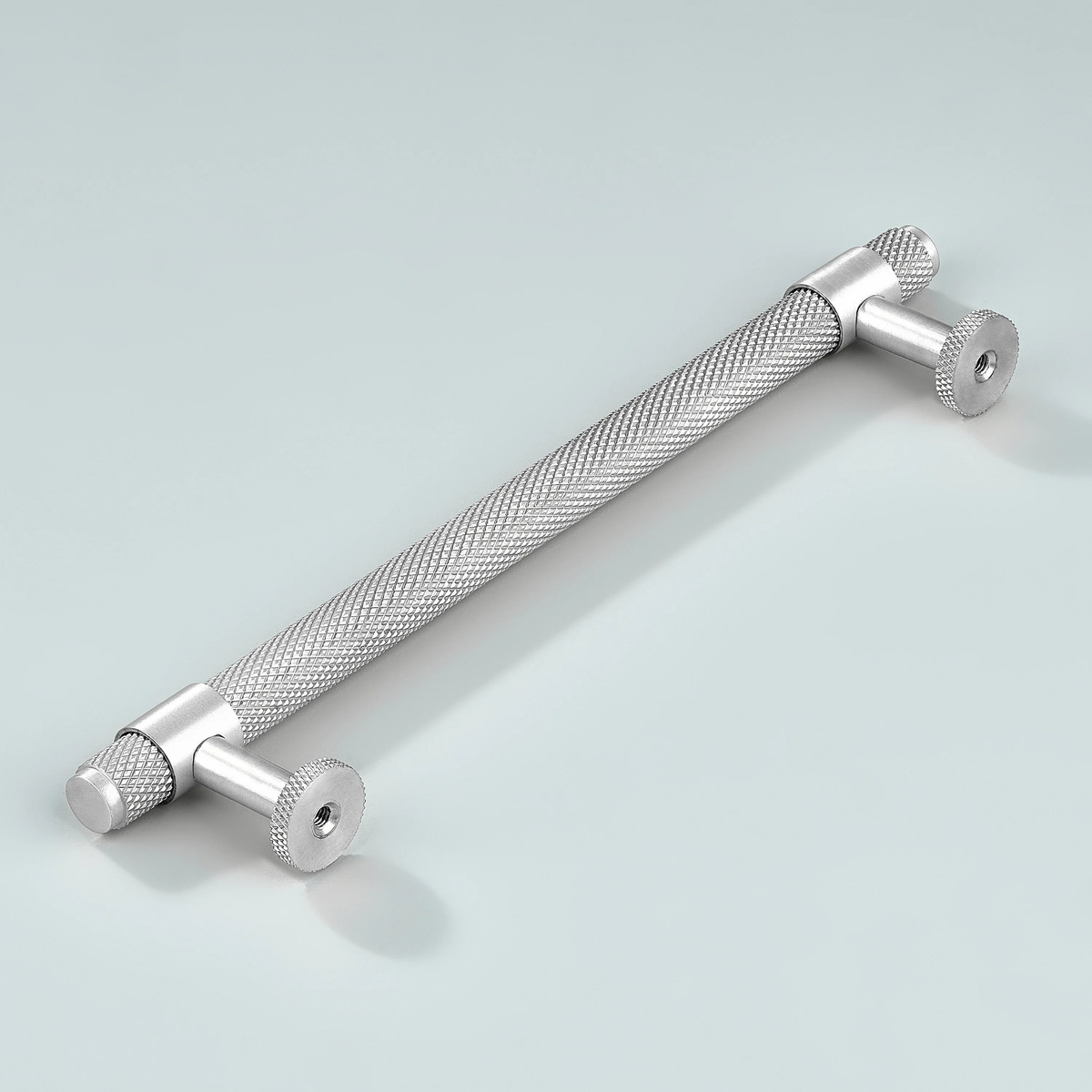 Azure Knurled Cabinet Handle