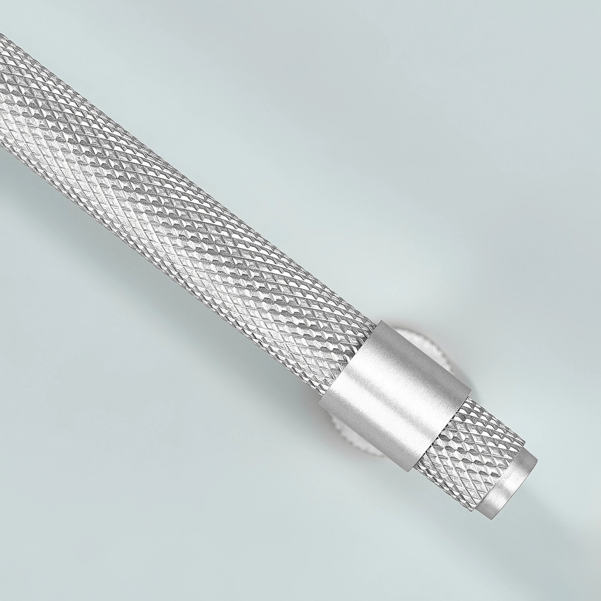 Azure Knurled Cabinet Handle
