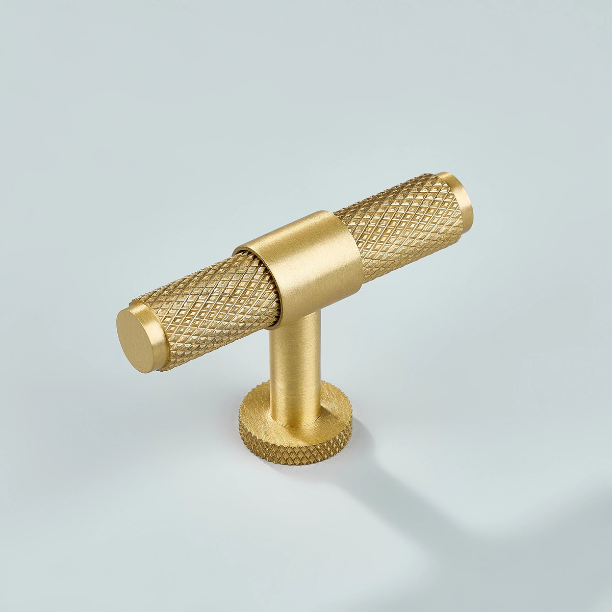 Azure Knurled Cabinet T-Knob