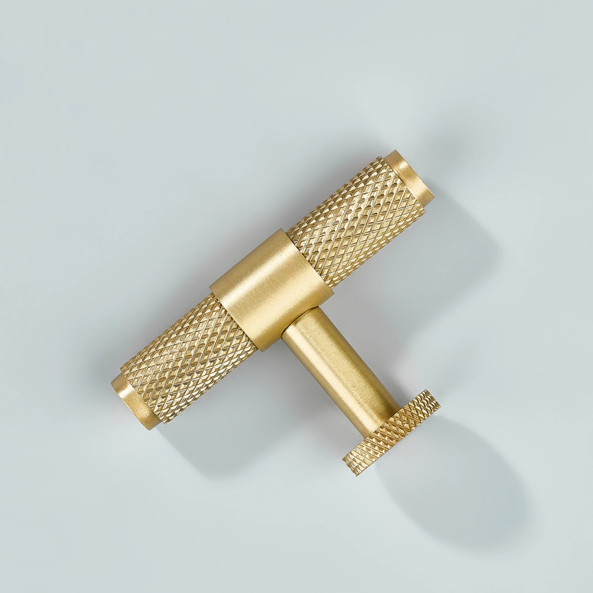 Azure Knurled Cabinet T-Knob