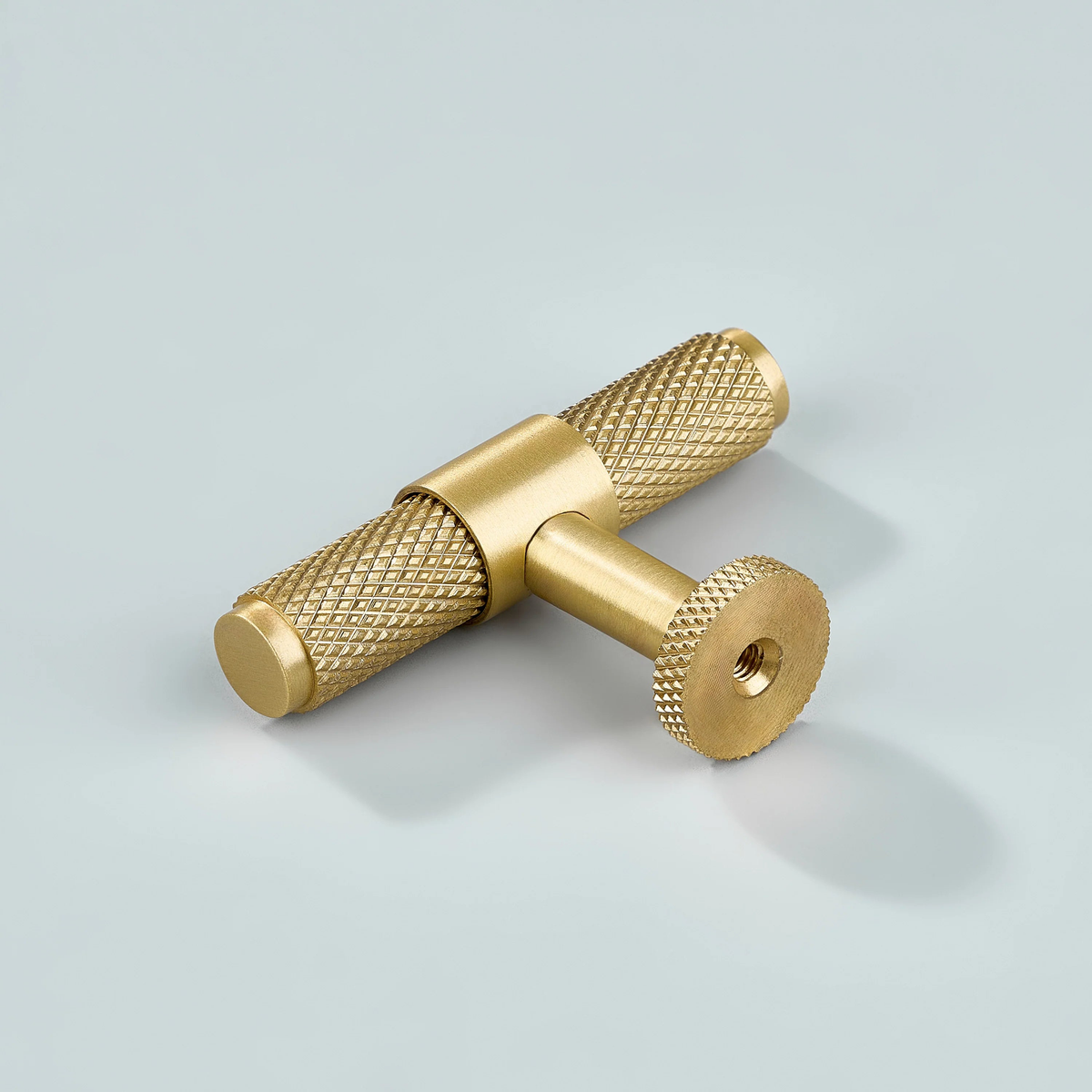 Azure Knurled Cabinet T-Knob