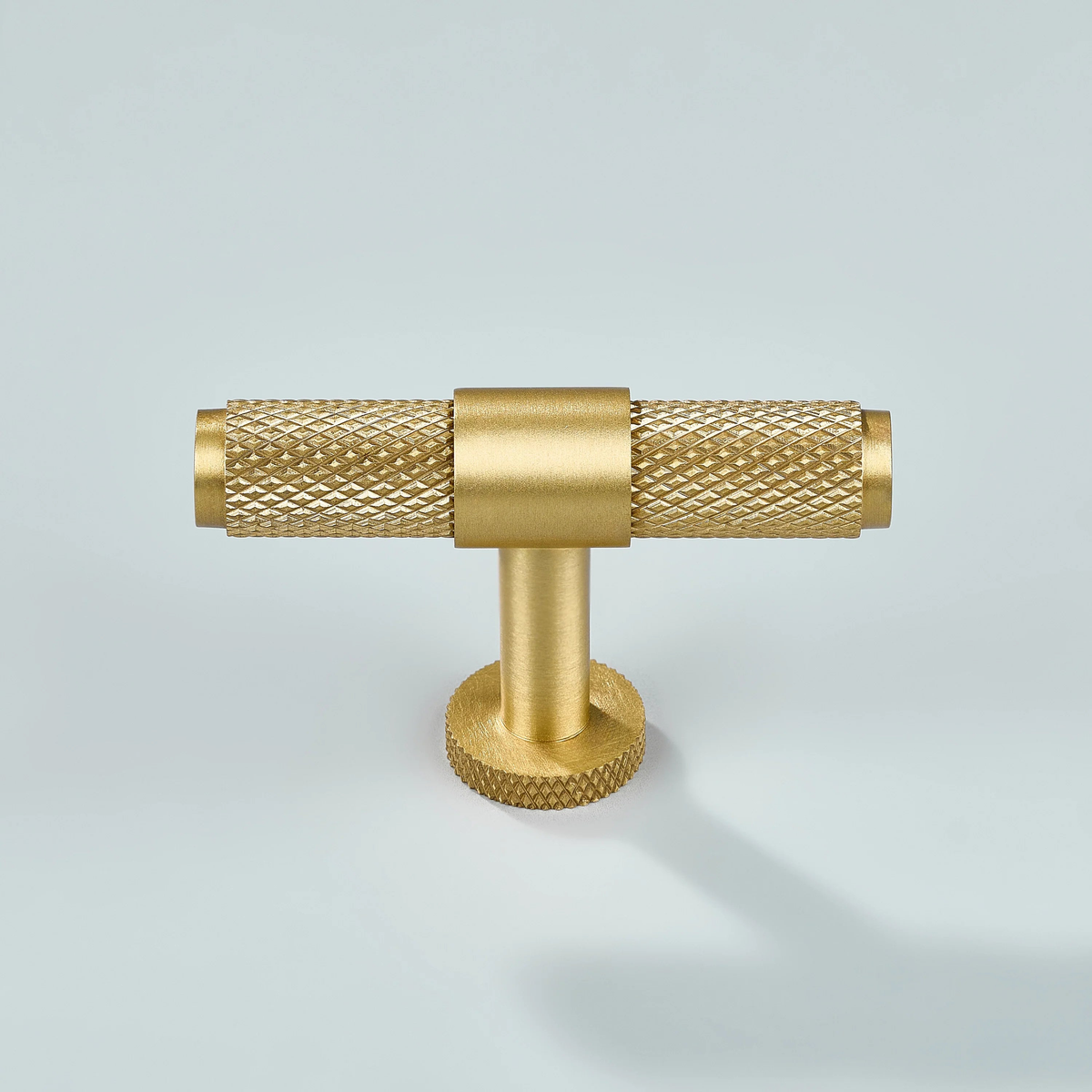 Azure Knurled Cabinet T-Knob