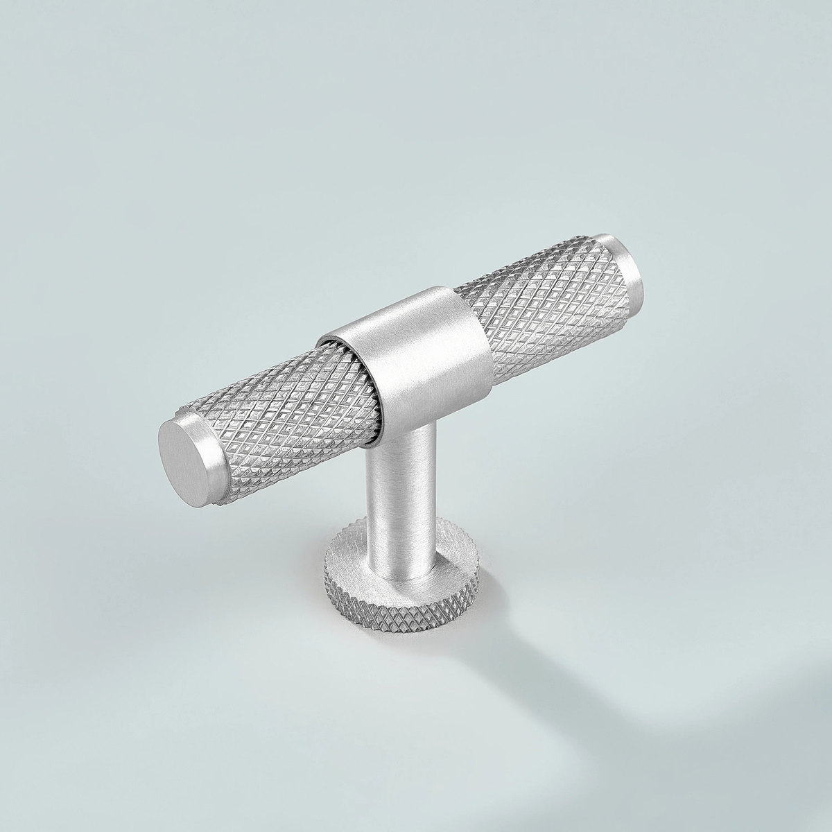 Azure Knurled Cabinet T-Knob