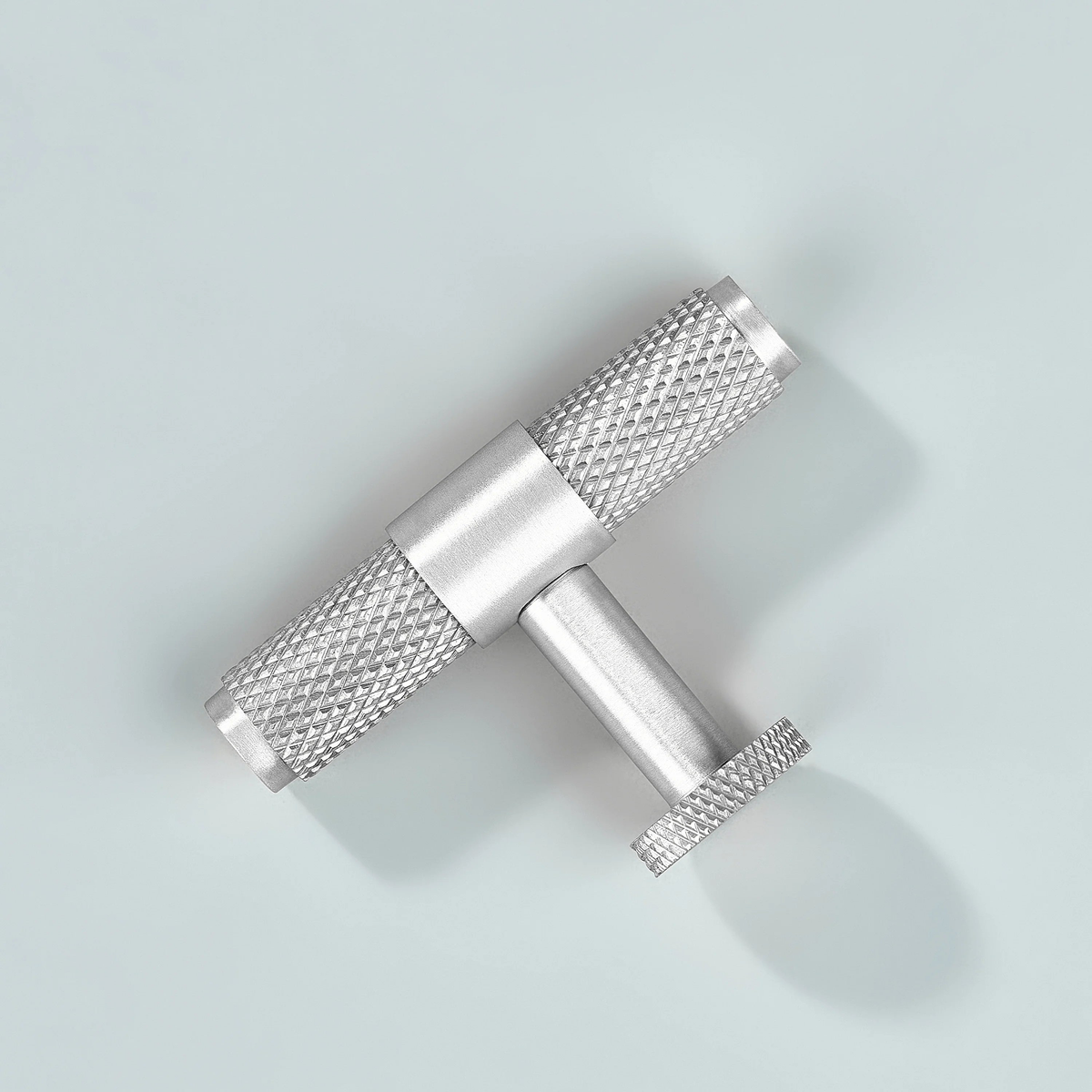 Azure Knurled Cabinet T-Knob