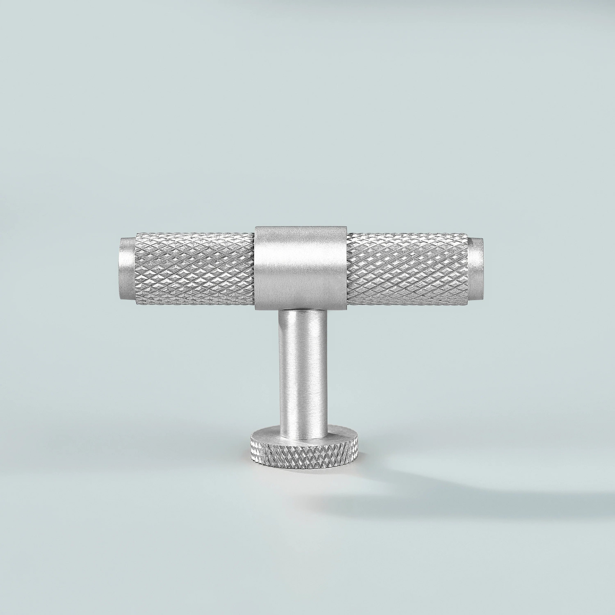Azure Knurled Cabinet T-Knob