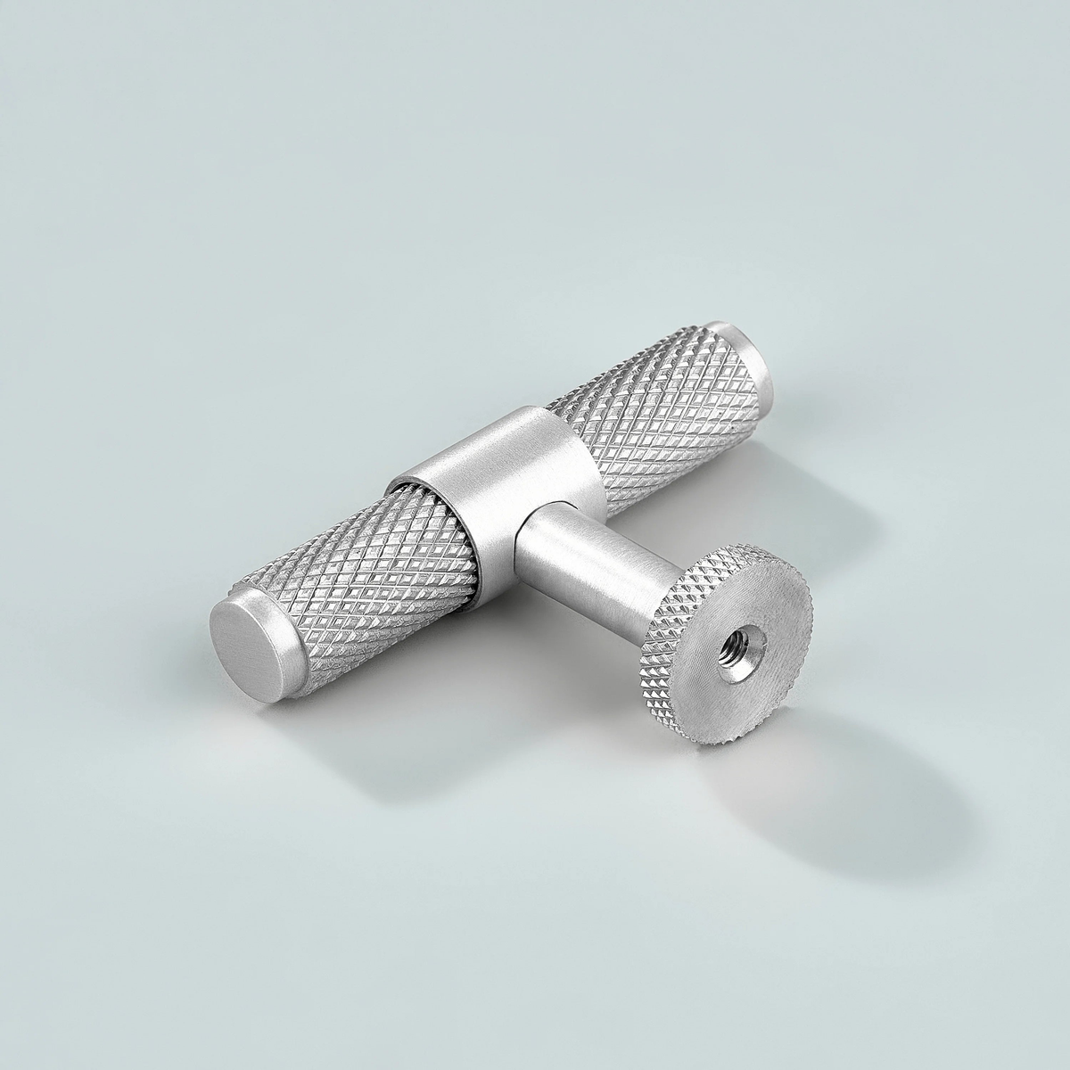 Azure Knurled Cabinet T-Knob