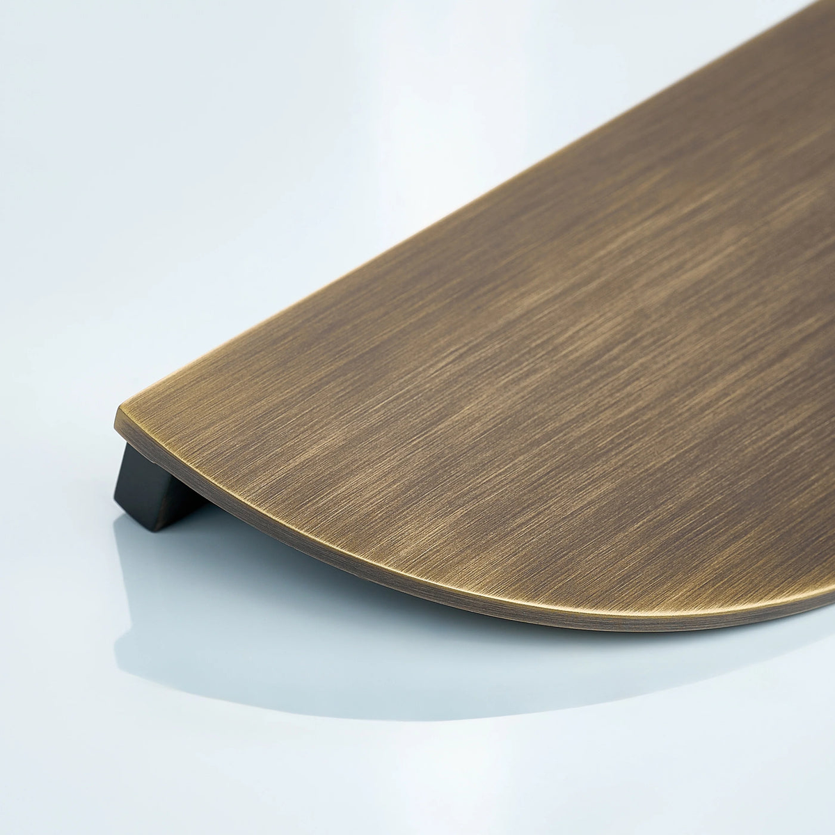 Alpha Half Round Brass Cabinet Pull