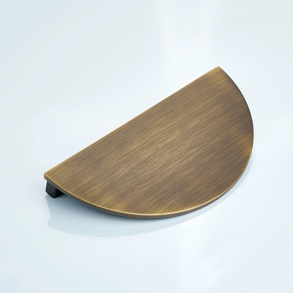 Alpha Half Round Brass Cabinet Pull