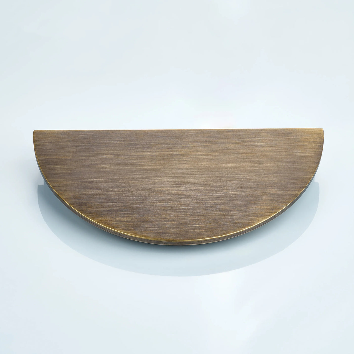 Alpha Half Round Brass Cabinet Pull
