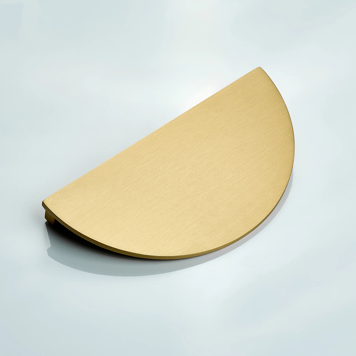 Alpha Half Round Brass Cabinet Pull