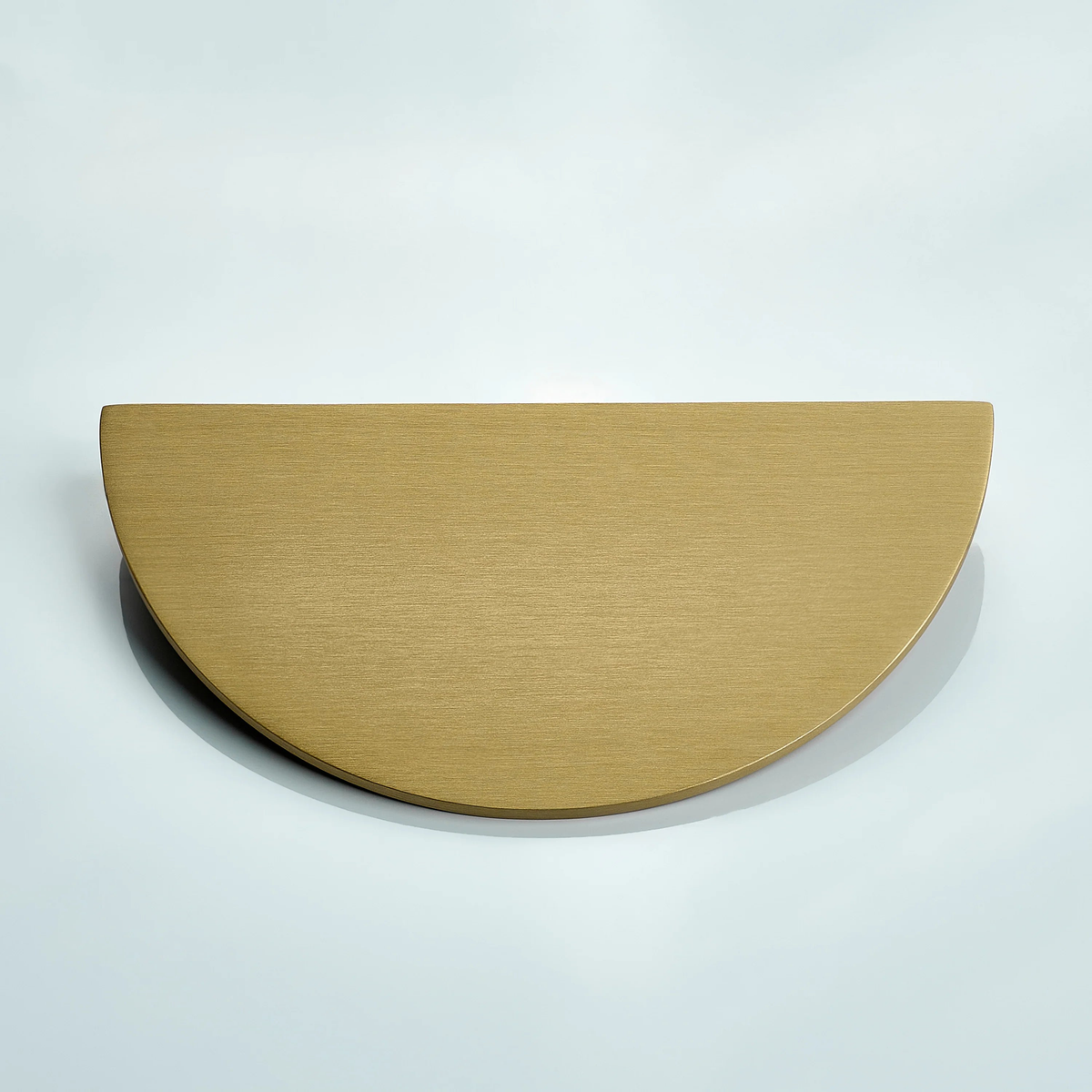 Alpha Half Round Brass Cabinet Pull