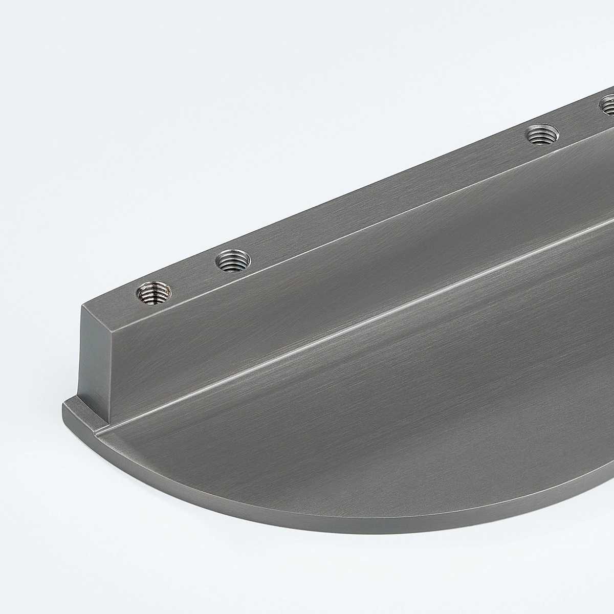 Alpha Half Round Brass Cabinet Pull