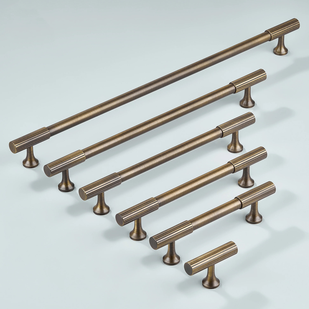 Aris Linear Knurled Cabinet Handle
