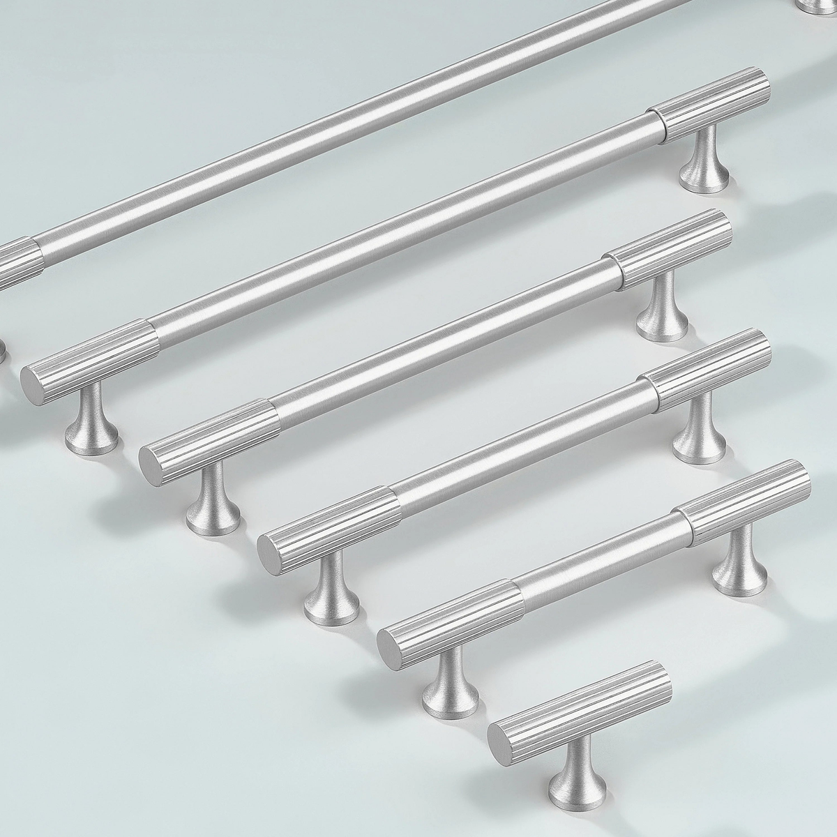 Aris Linear Knurled Cabinet Handle