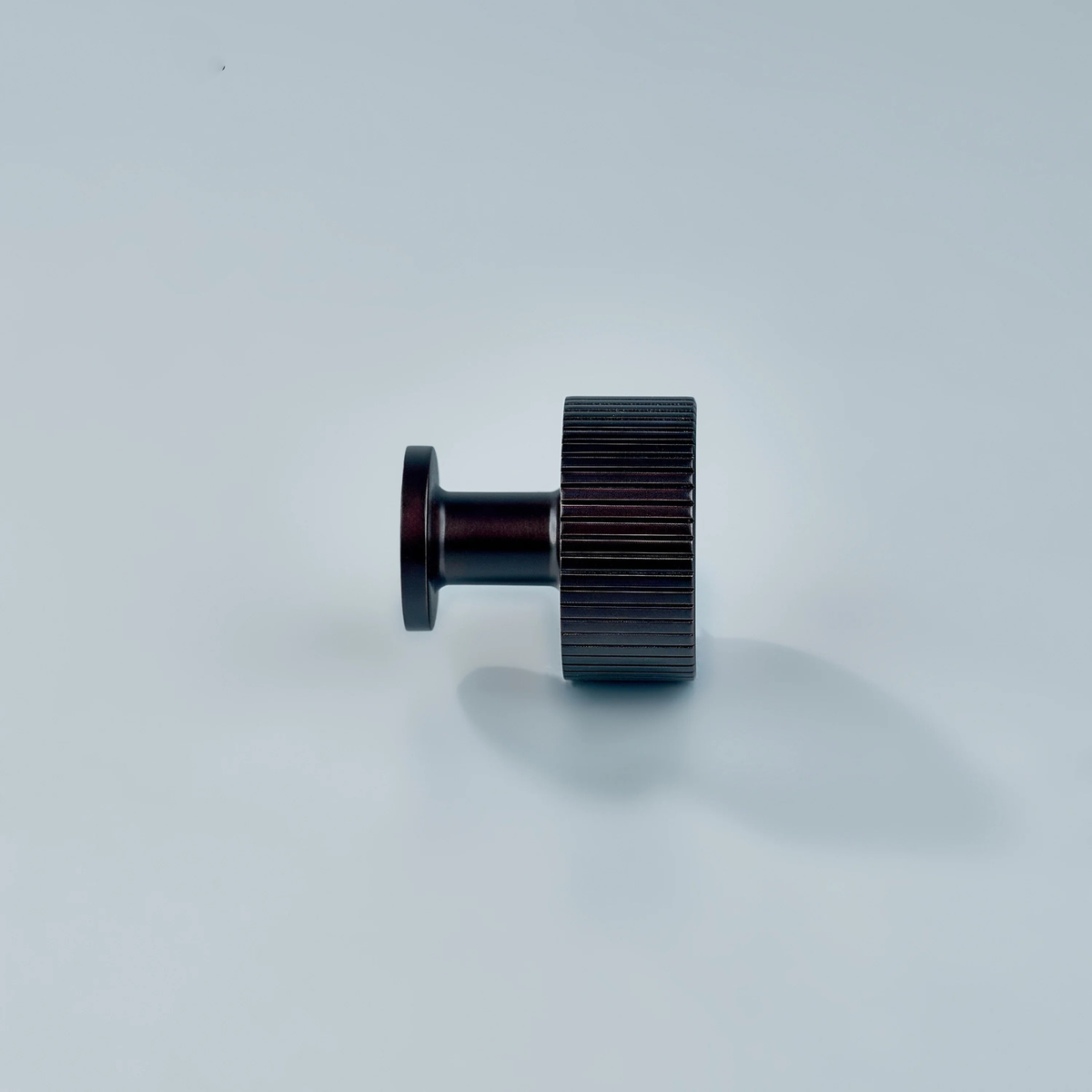 Aris Linear Knurled Round Brass Cabinet Knob 35mm