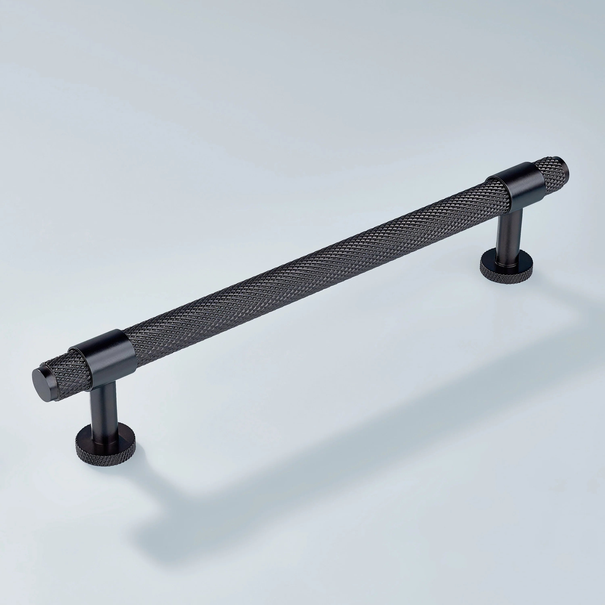 Azure Knurled Cabinet Handle