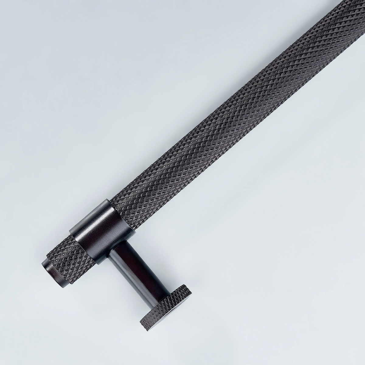 Azure Knurled Cabinet Handle