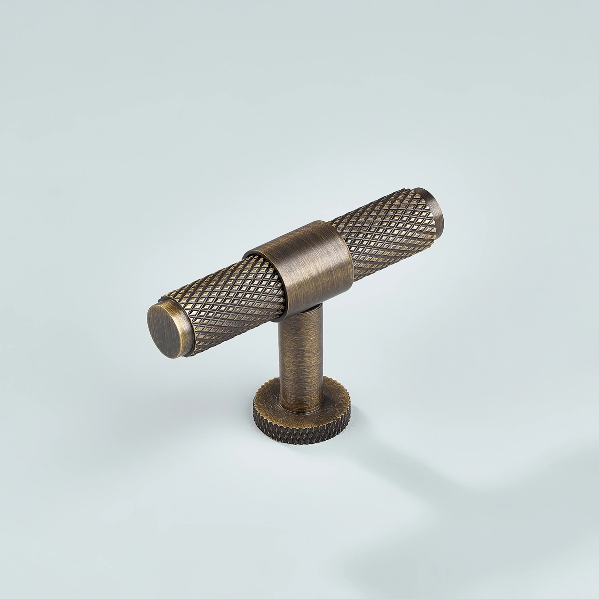 Azure Knurled Cabinet T-Knob
