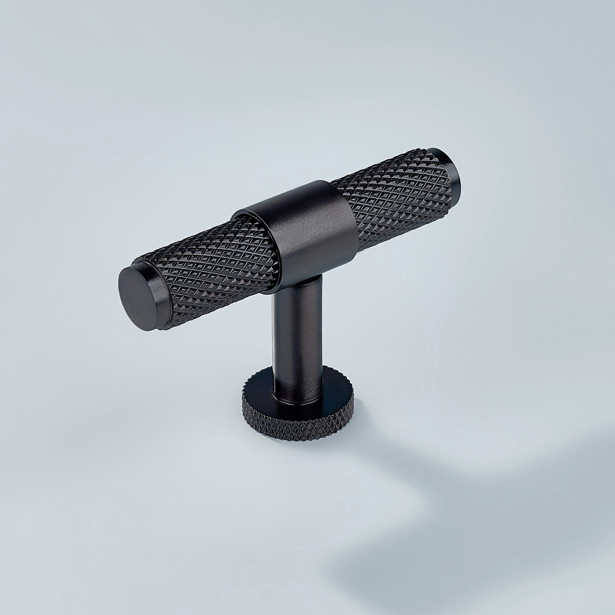 Azure Knurled Cabinet T-Knob
