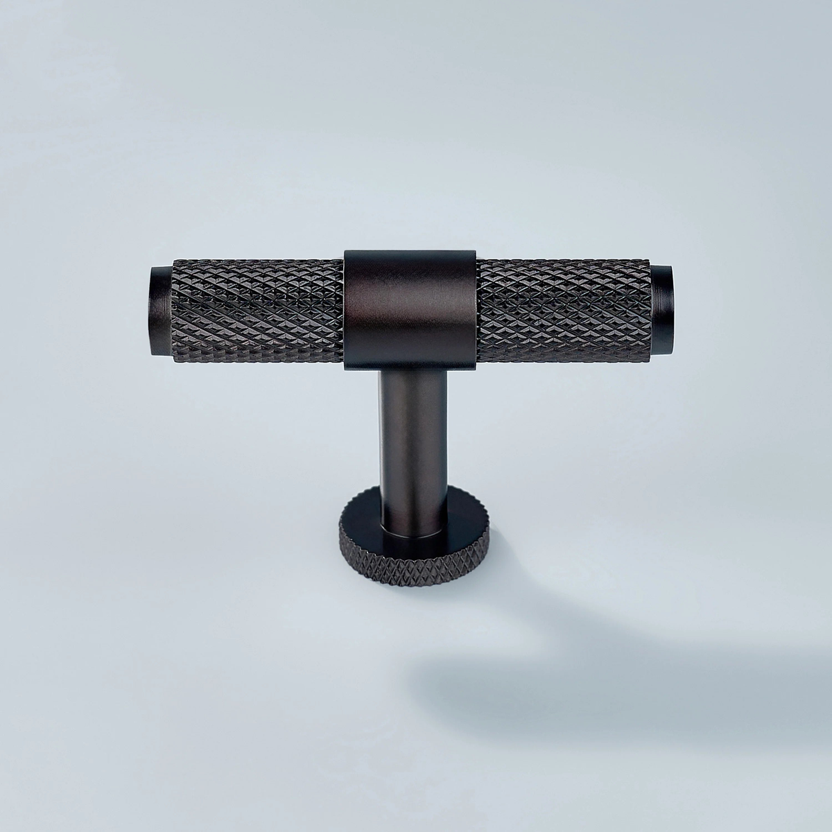 Azure Knurled Cabinet T-Knob