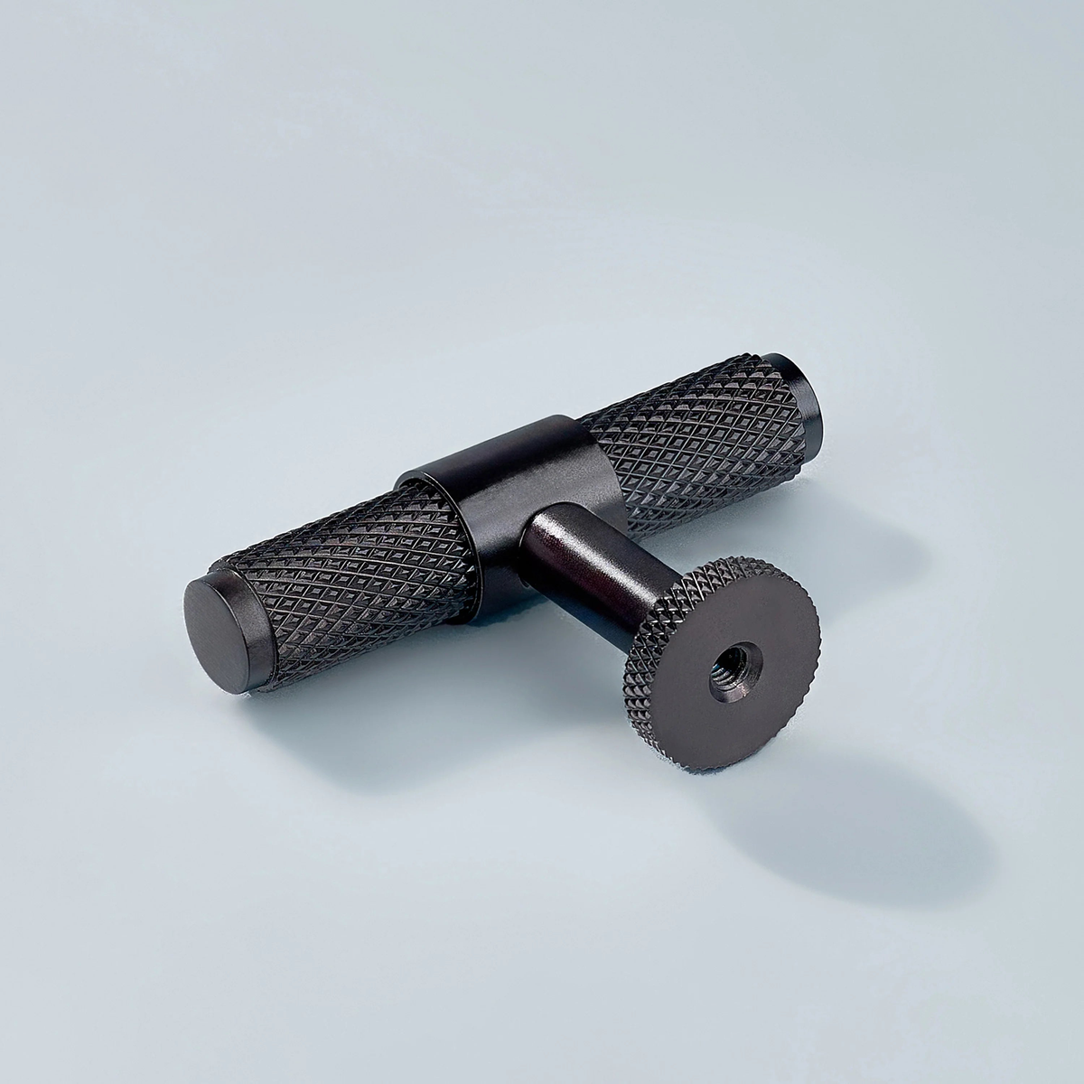 Azure Knurled Cabinet T-Knob