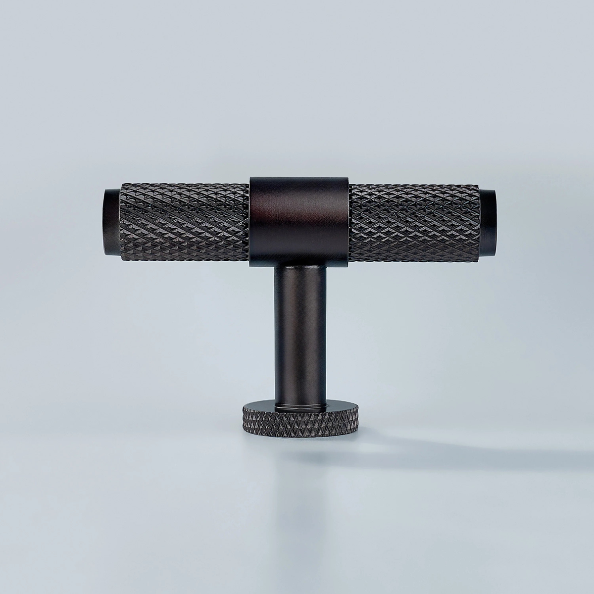 Azure Knurled Cabinet T-Knob