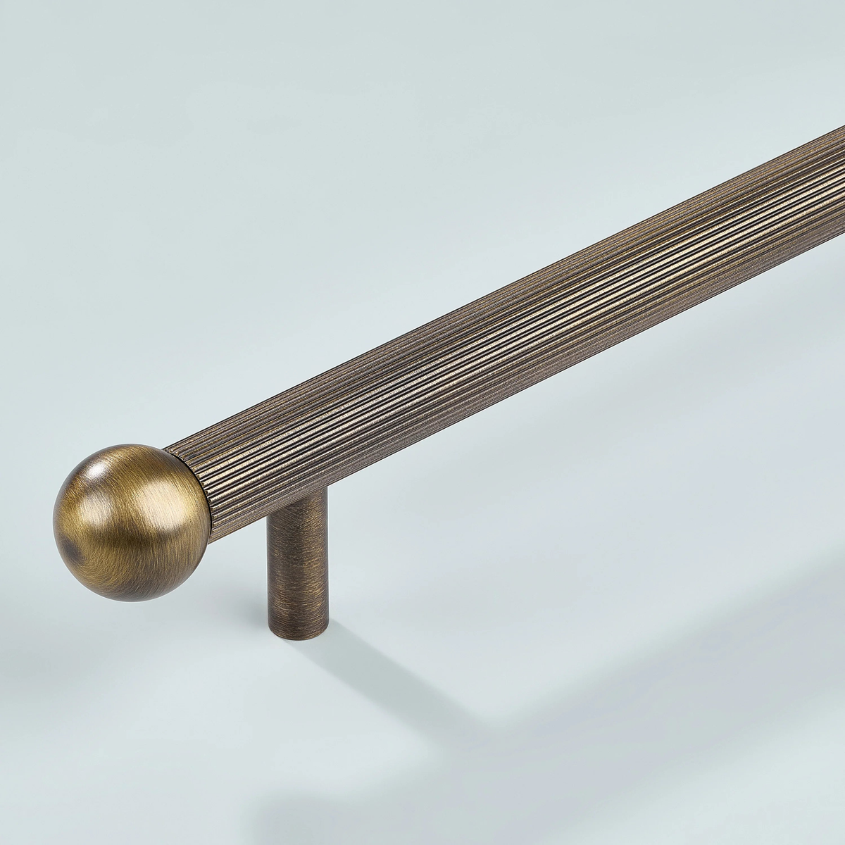 Aris Linear Knurled Cabinet Handle