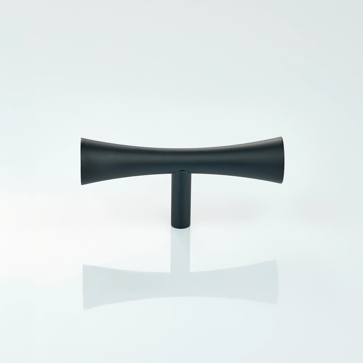 Flow Solid Brass Curve Cabinet T-Knob
