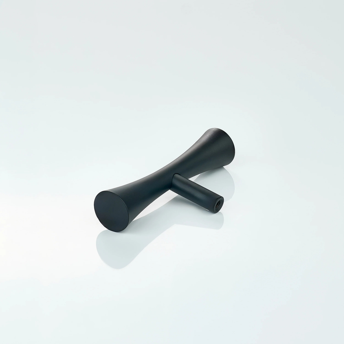 Flow Solid Brass Curve Cabinet T-Knob
