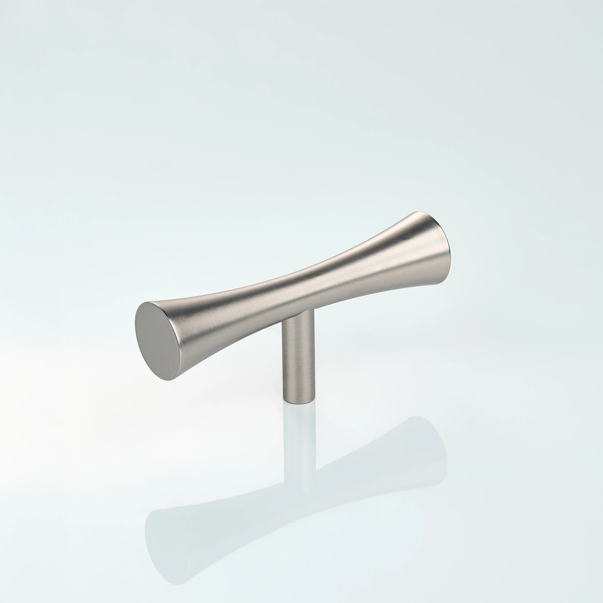 Flow Solid Brass Curve Cabinet T-Knob