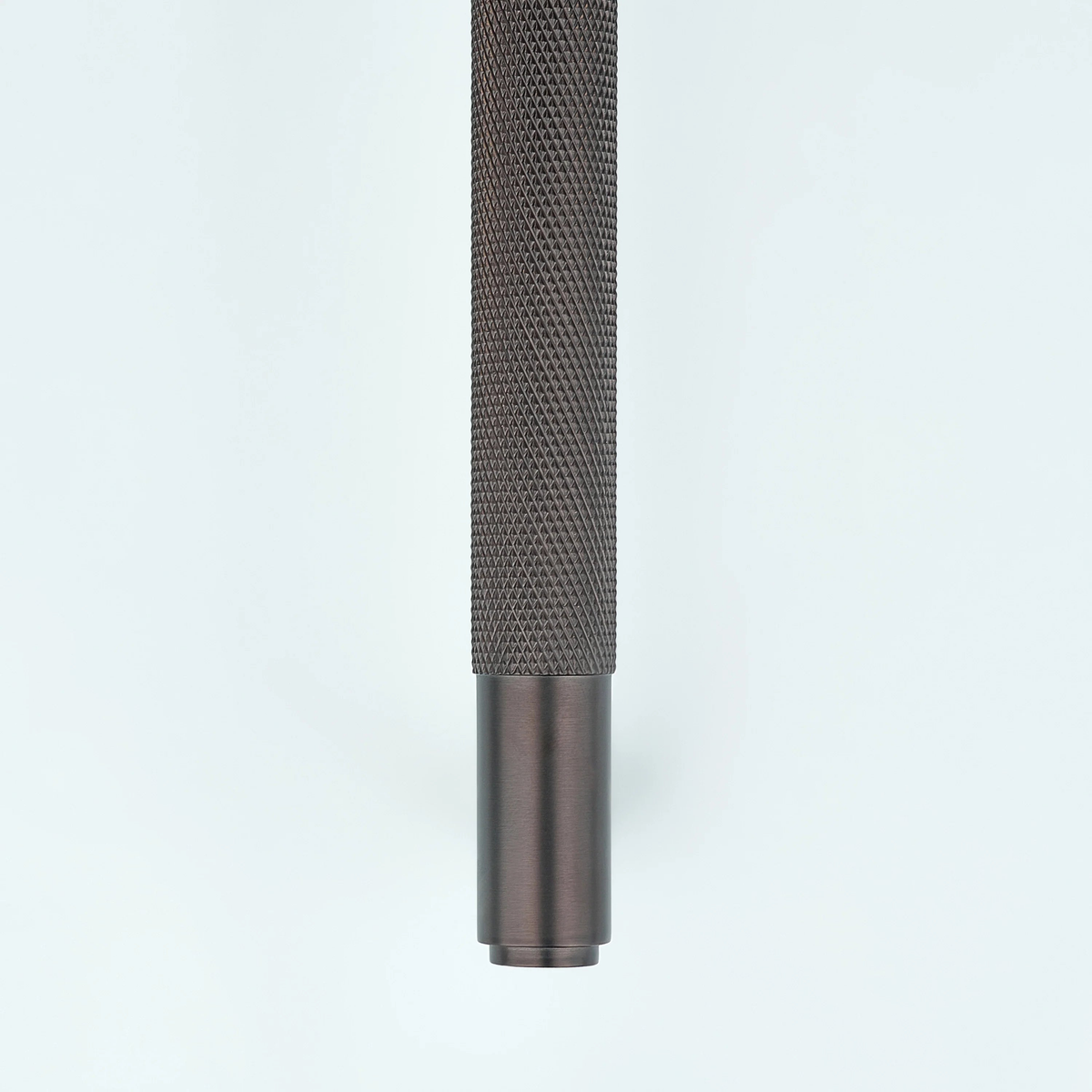 Horizon Knurled Brass Cabinet Handle