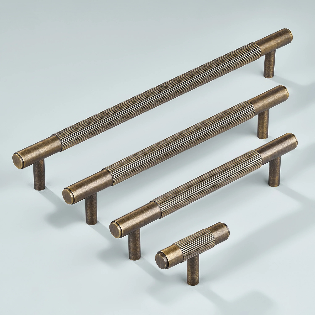 Ignite Linear Knurled Cabinet Handle