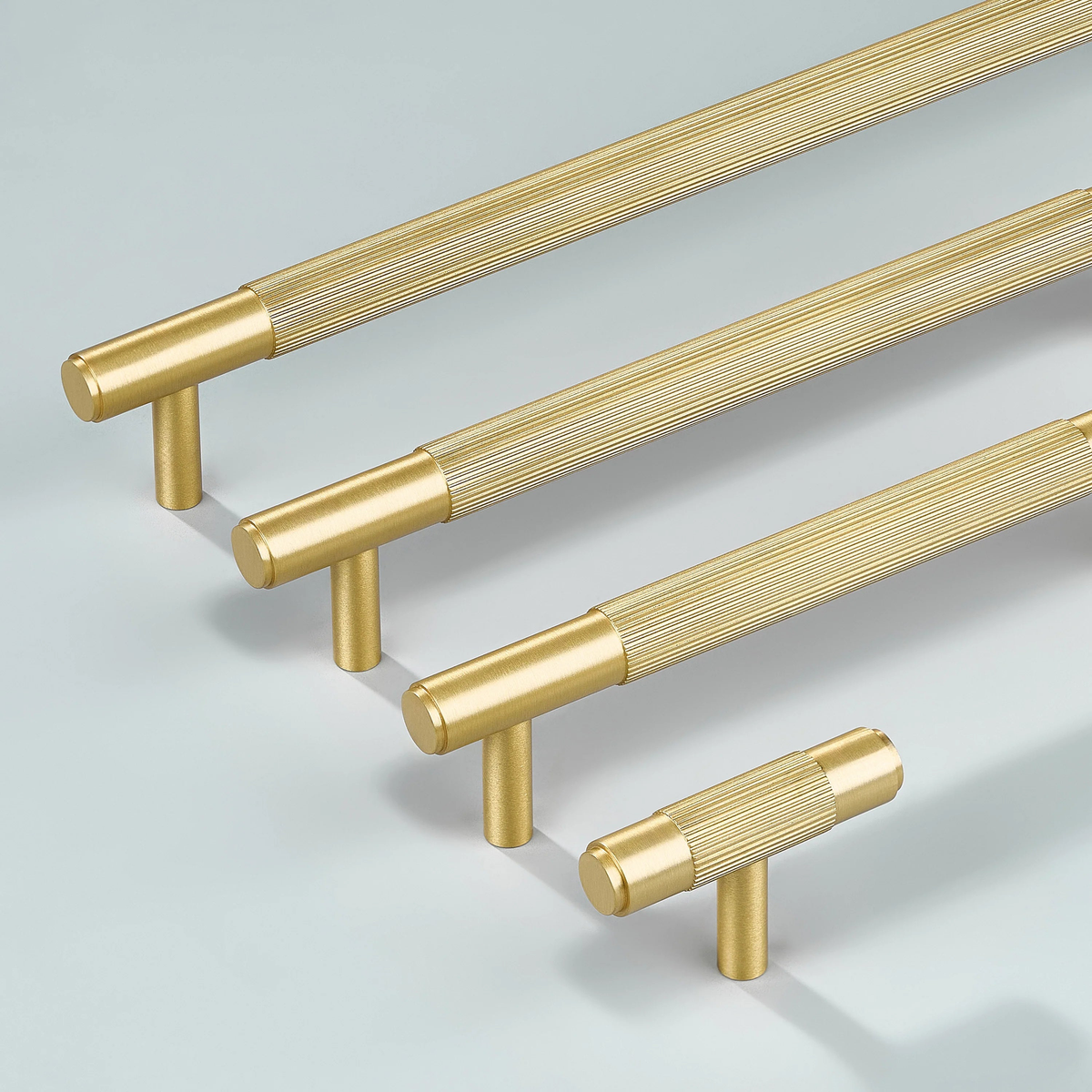 Ignite Linear Knurled Cabinet Handle