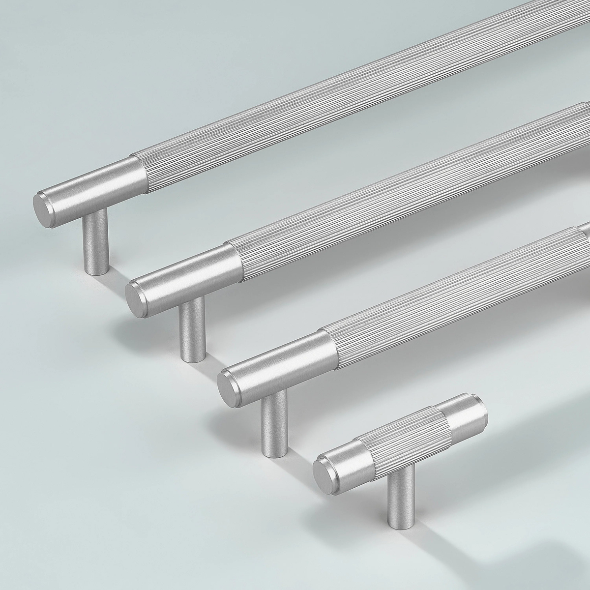 Ignite Linear Knurled Cabinet Handle